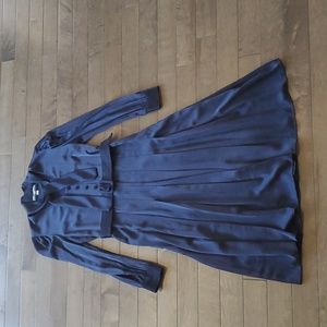 Karl Lagerfeld Navy Pleated Dress